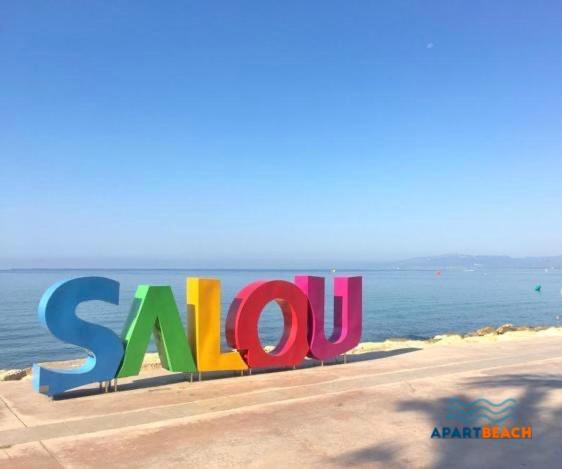 Apartbeach Novelty Climatizado Y Vistas Playa Салоу Екстериор снимка